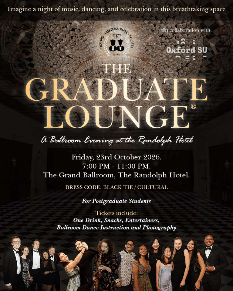 The Graduate Lounge MT26 event poster